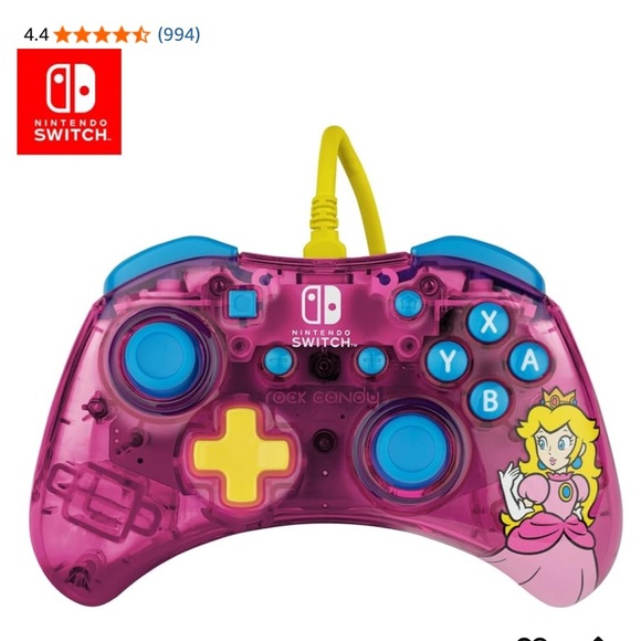 ✨host pick ✨ Princess Peach Wired Controller for Nintendo switch - Picture 1 of 5